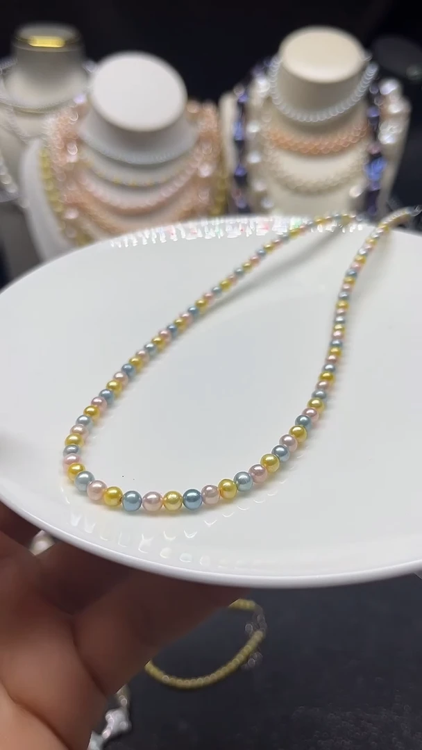 颈饰未镶嵌淡水珍珠多人