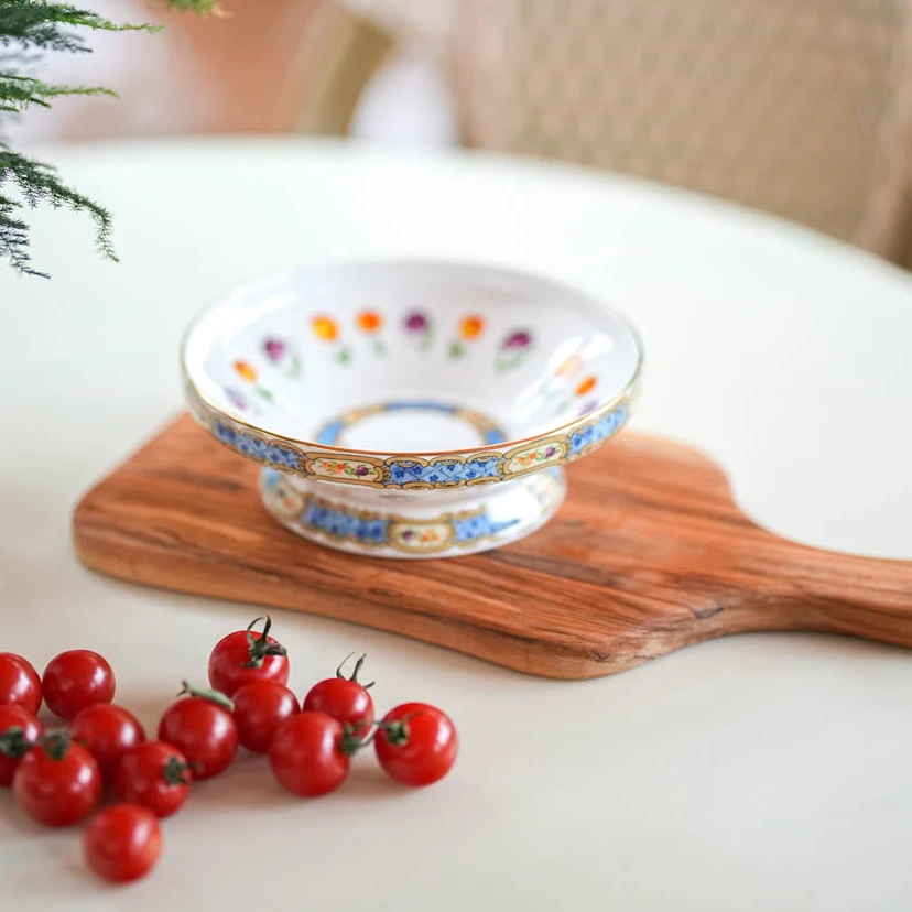 【奇居家饰】郁金香系列果碗大容量果盘#W026