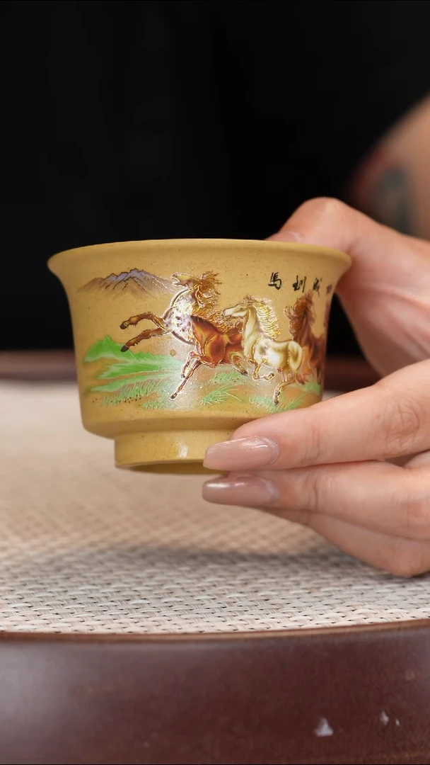紫砂马到成功主人杯