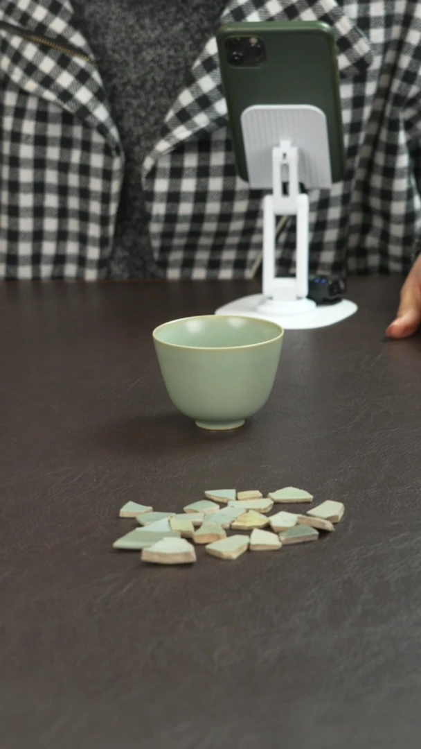 宣宝汝瓷原矿原釉手工作品