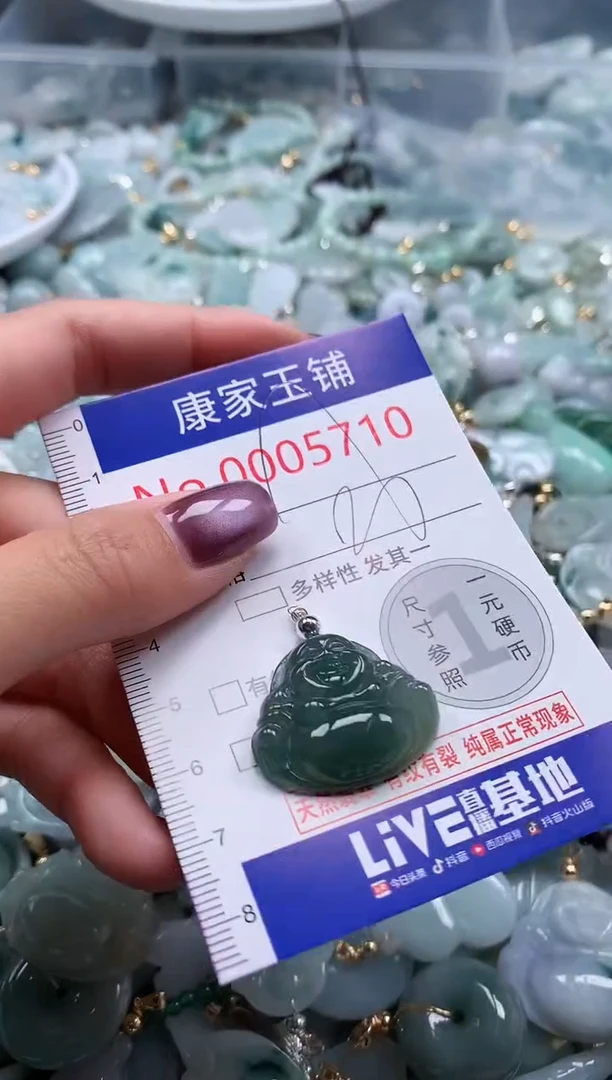 翡翠未镶嵌吊坠(不含链)5710