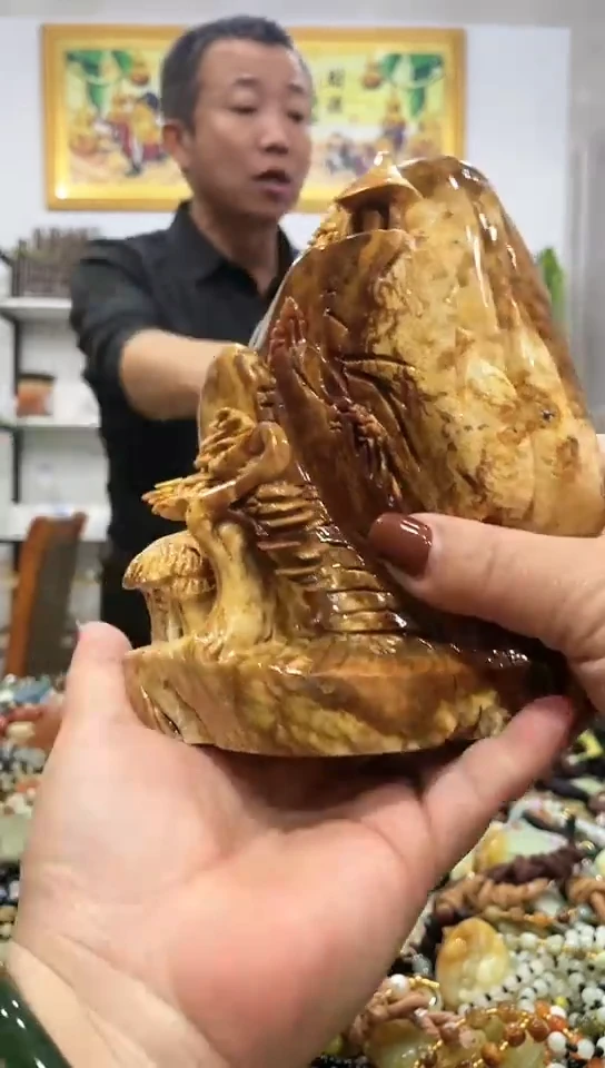 未镶嵌岫玉摆件