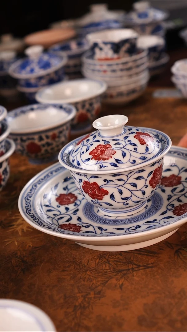 景德镇手工手绘茶器-49