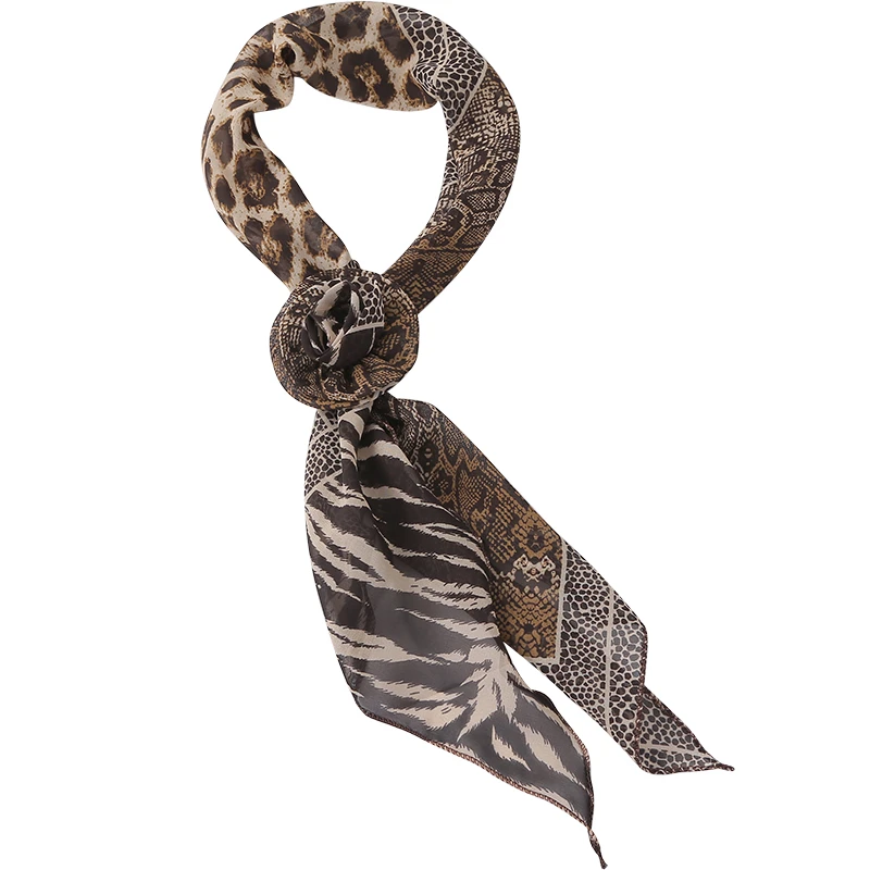 豹纹丝巾DJ014