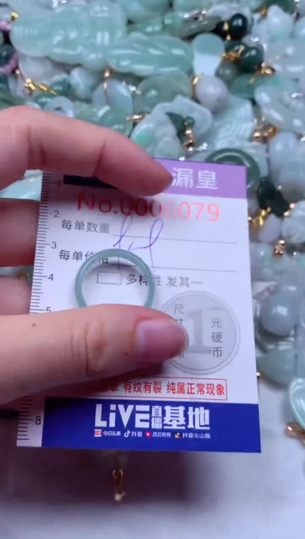 吊坠(不含链)未镶嵌翡翠6079