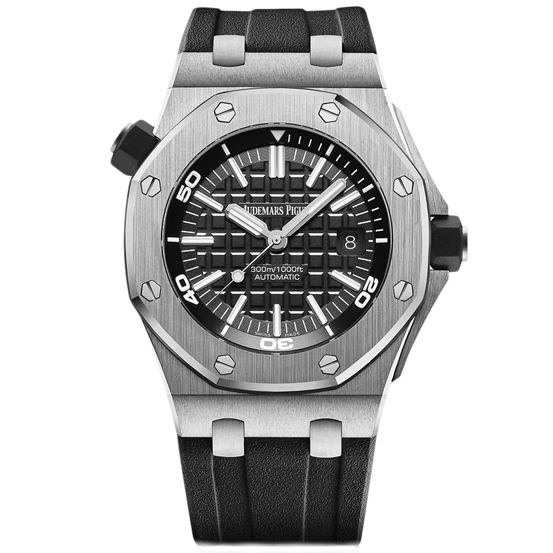 99新 Audemars Piguet/爱彼 爱彼15710黑盘 时尚腕表