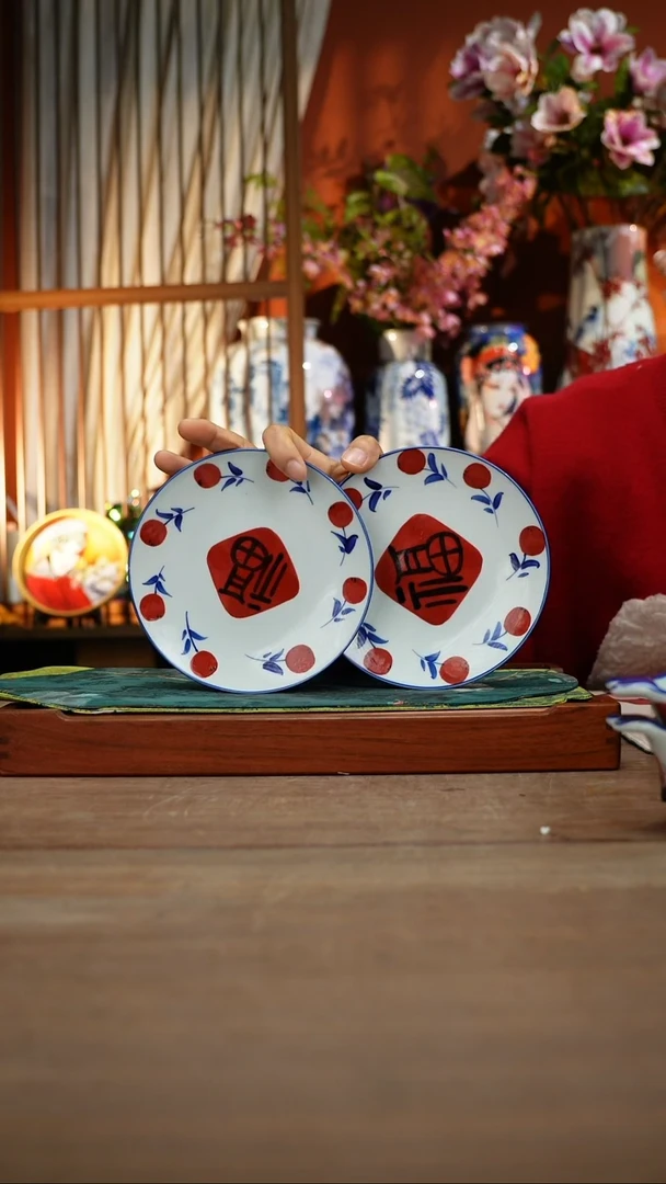 【简家甄选】景德镇设计师釉下手绘陶瓷