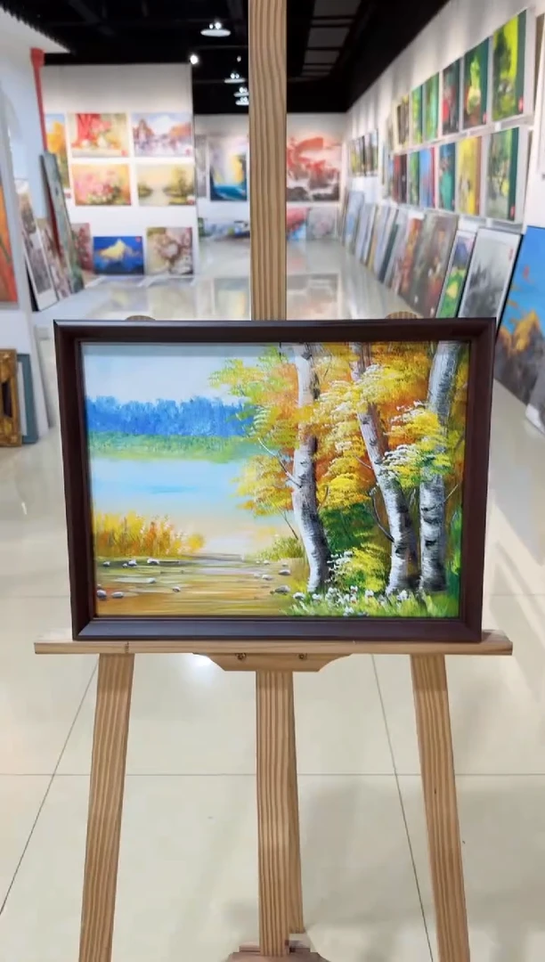 精品手绘油画作品《风景》30*40外