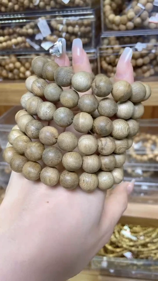 手串沉香文莱圆珠单圈1.3微瑕多样性发其一