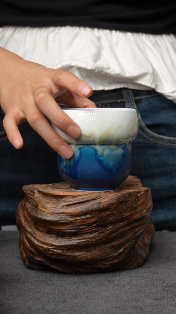 杯子999景德镇手创颜色釉杯（食品级）