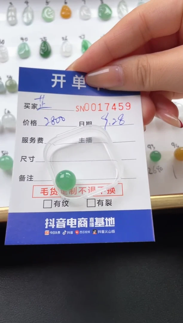 颈饰未镶嵌翡翠芷*00017459