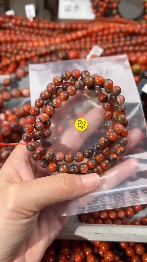 南红玛瑙手串未镶嵌7+