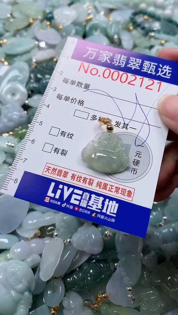 翡翠未镶嵌吊坠(不含链)2121