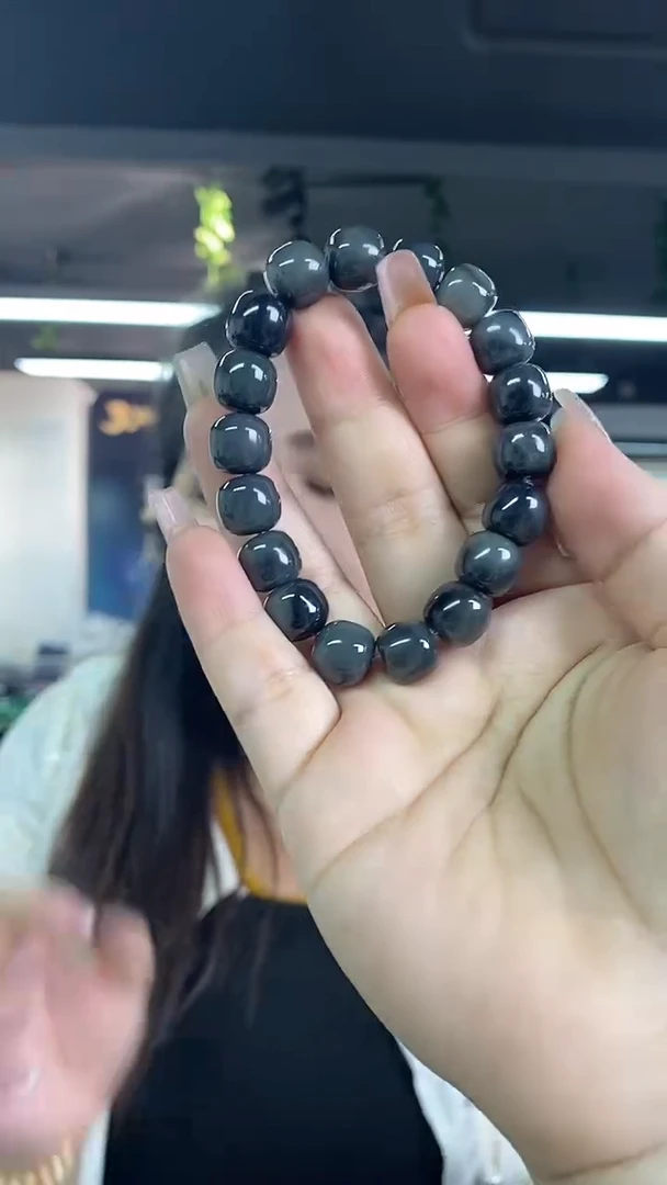 手串未镶嵌和田玉多样性发其一颜色微差