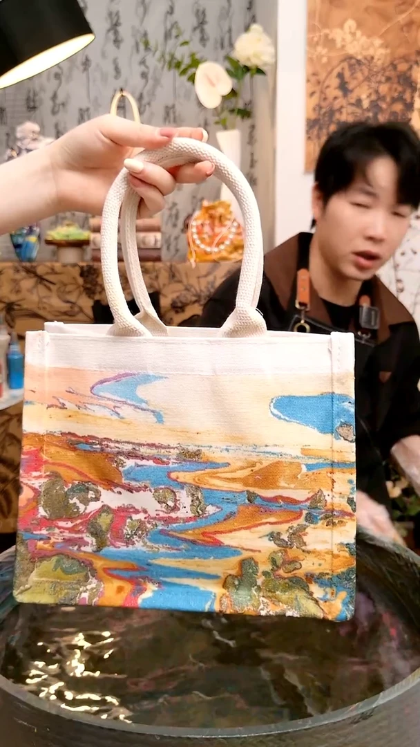 天然漂漆小托特包喜欢再拍不退不换