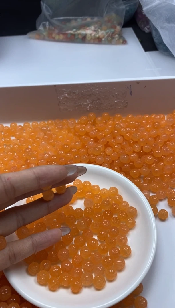 南红玛瑙未镶嵌颈饰w2869南红芬达橘莲花珠8mm*20颗