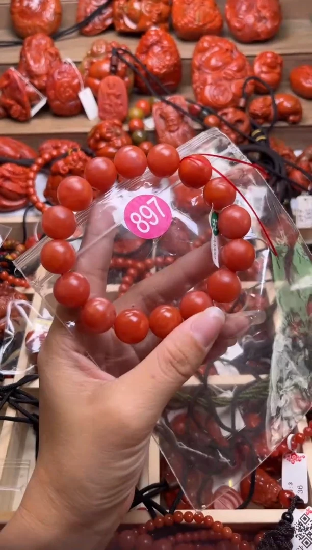 【闪购商品】南红玛瑙珠宝奇石未镶嵌897-14+