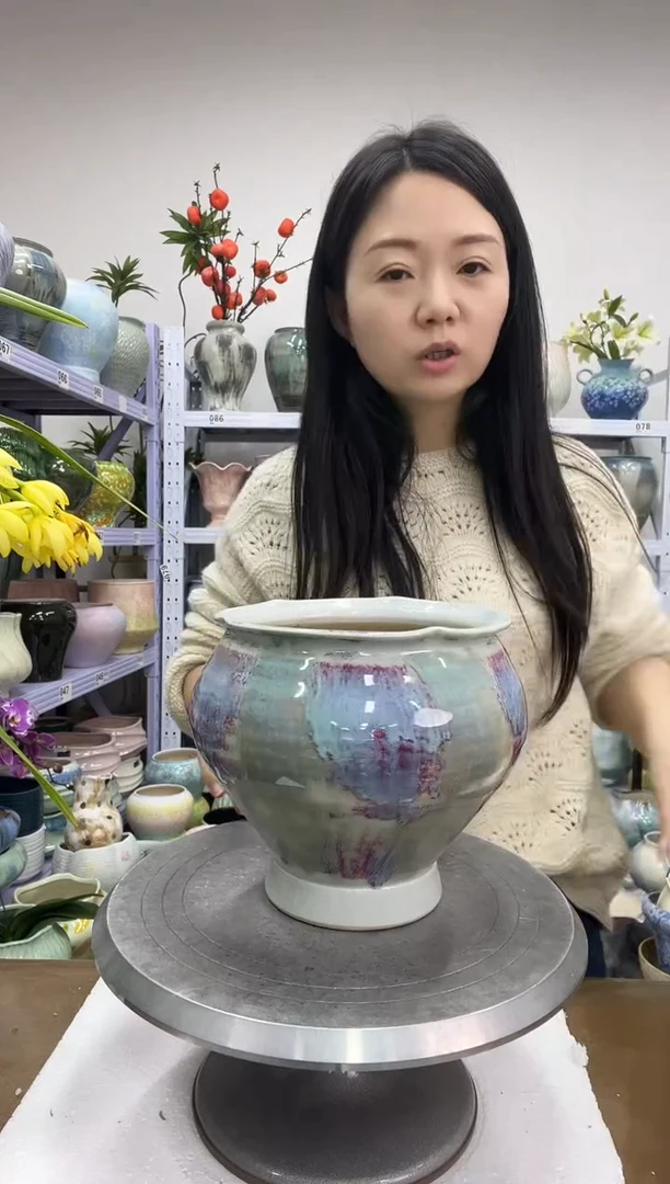 【12.20】 花盆链接 高:     18口：16微瑕