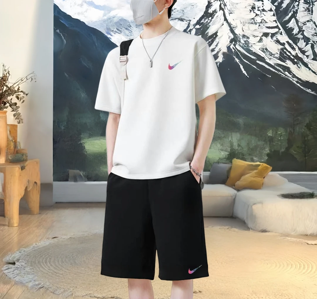【套装】奥特莱斯官方正品短袖短裤男生夏季短袖套装女2025新款爆款