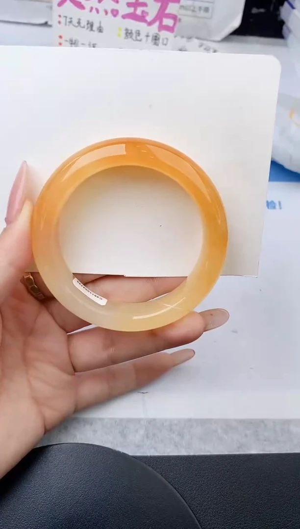 未镶嵌手镯石英质玉w68-HHB56+