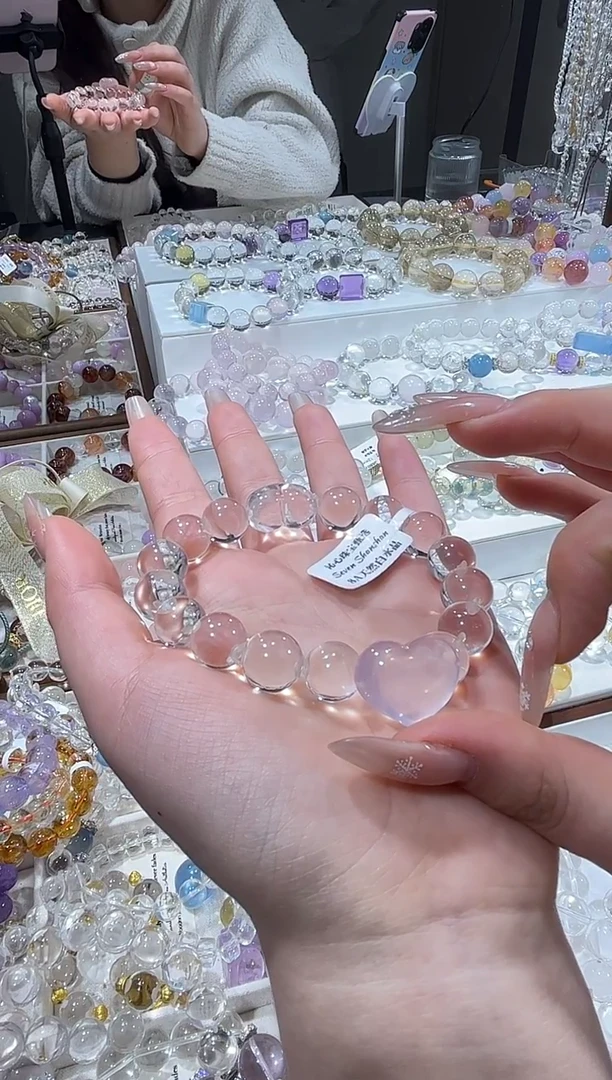 未镶嵌手串水晶高货白水晶定制款