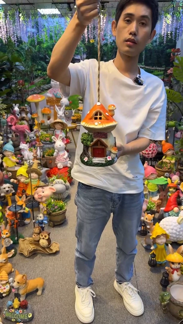 无花朵花园庭院摆件&00&