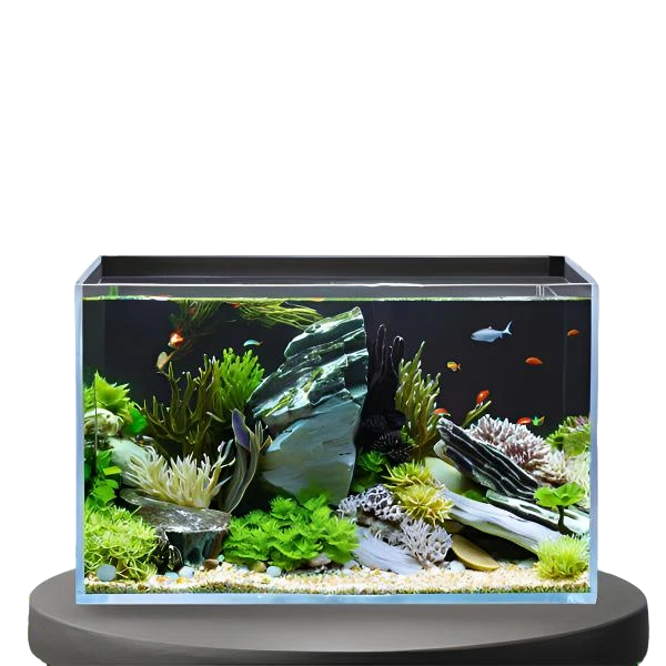 全新金晶五线超白缸长500mm宽300mm高300mm厚度6mm（包邮不包损）