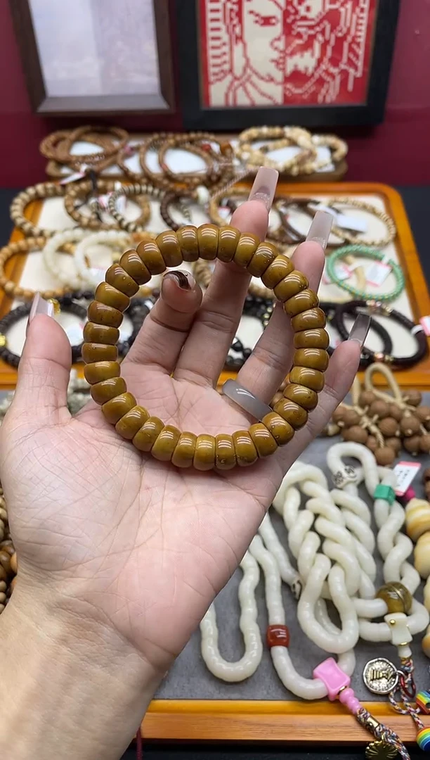 手串紫金鼠紫金鼠雕刻12mm碗肠素圈手串