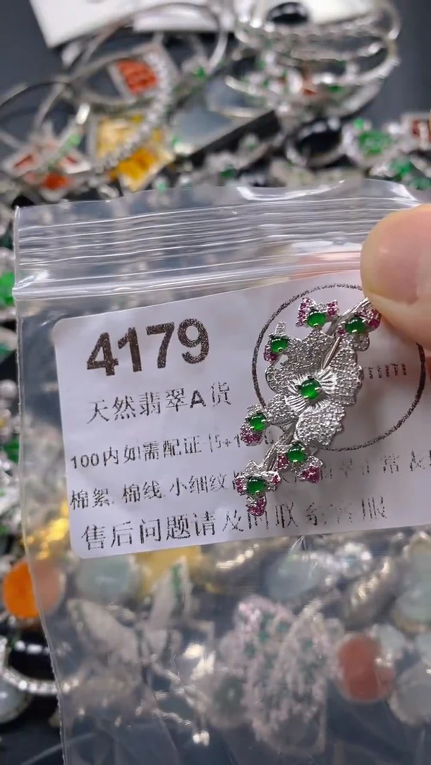 翡翠未镶嵌吊坠(不含链)4179
