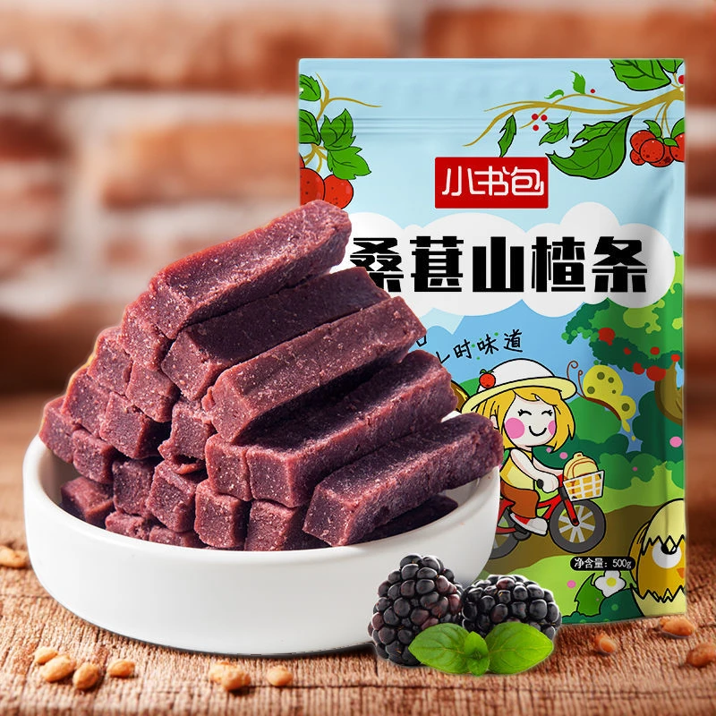 小吃2024桑葚桑葚山楂条零食山楂条鲜果打浆