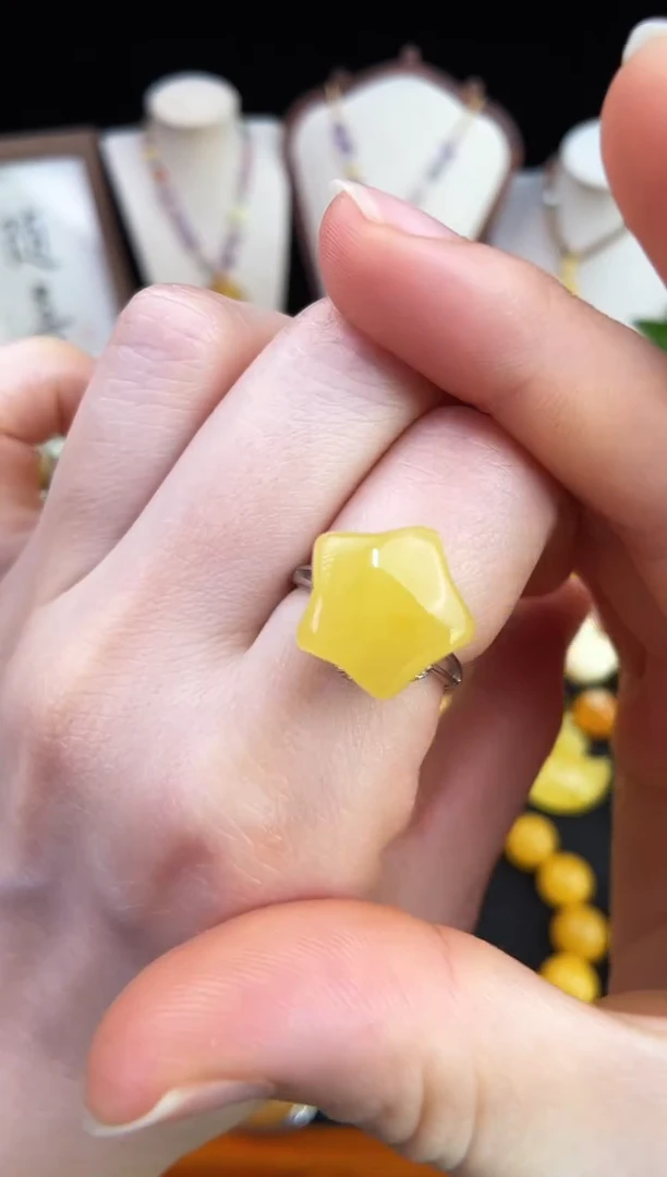 琥珀未镶嵌珠宝奇石柒月