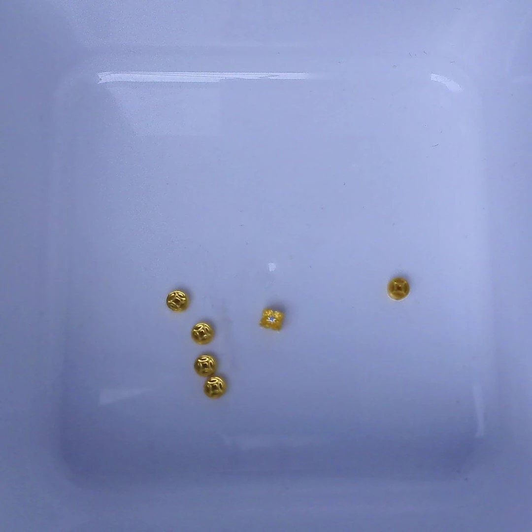 黄金足金小金 豆2