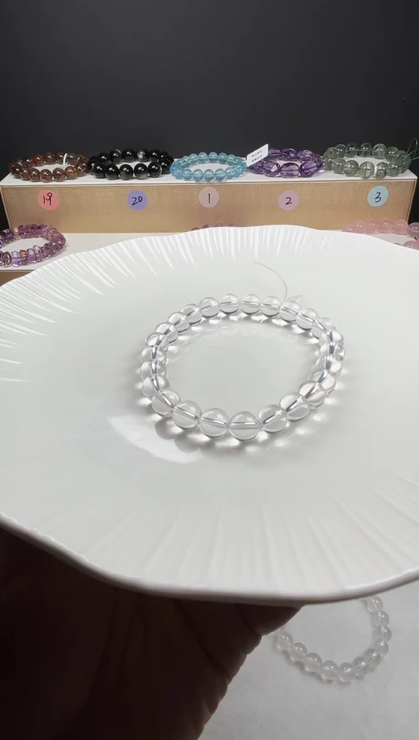 【闪购商品】水晶手串未镶嵌奶白晶手串