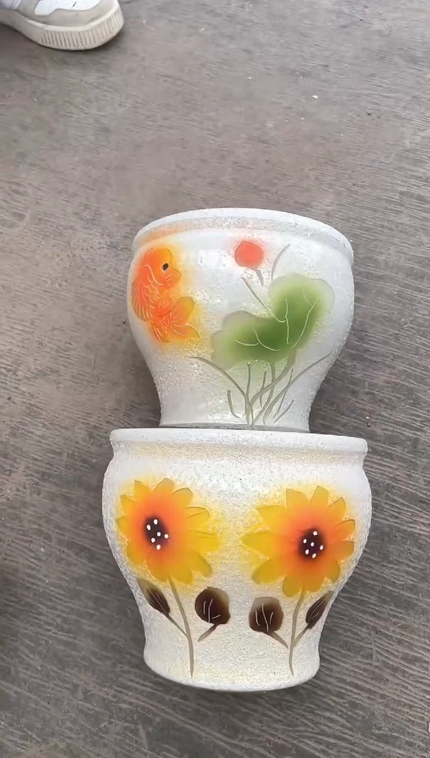 摆件1-4口17高14微瑕 2个