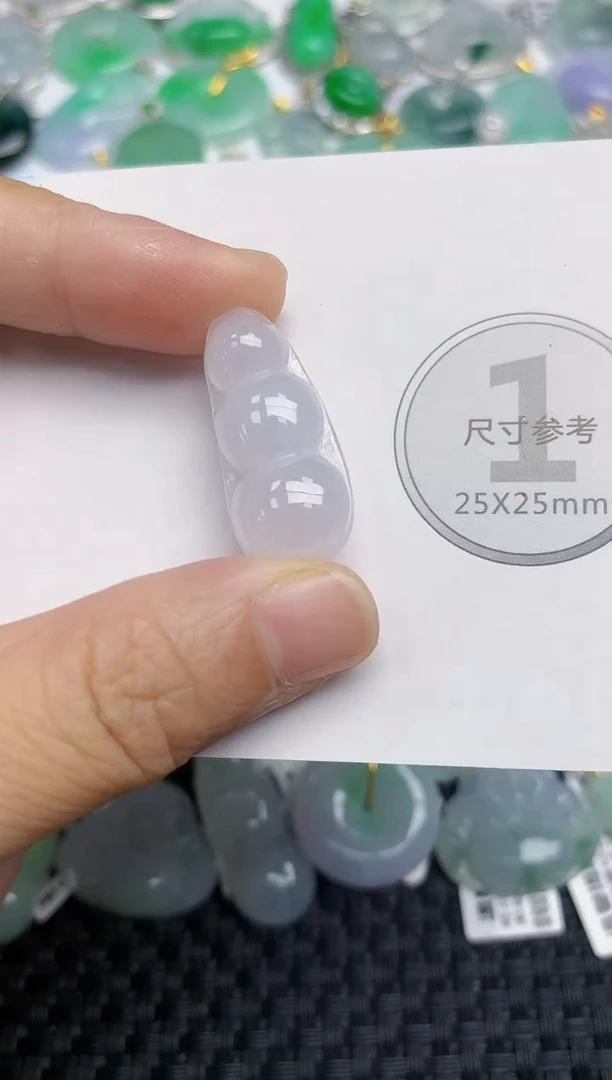颈饰未镶嵌翡翠天然缅甸A货翡翠百元以上9元证书费自理