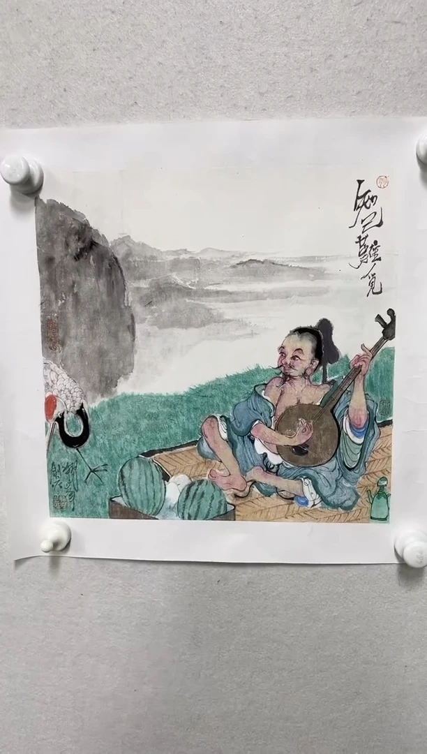 国画国画老师亲笔国画