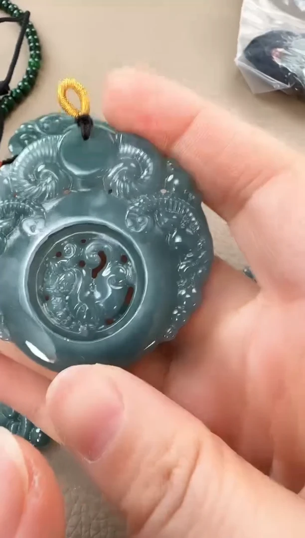 喆聖推荐款三羊开泰吊坠