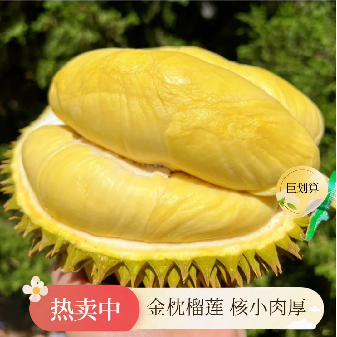 【泰国金枕】核小新鲜肉厚树熟果3-8斤整果金枕泰国