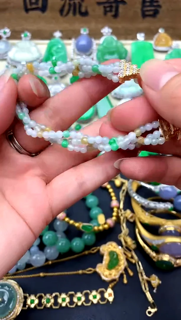 【闪购商品】翡翠手串未镶嵌48-中国好珍宝