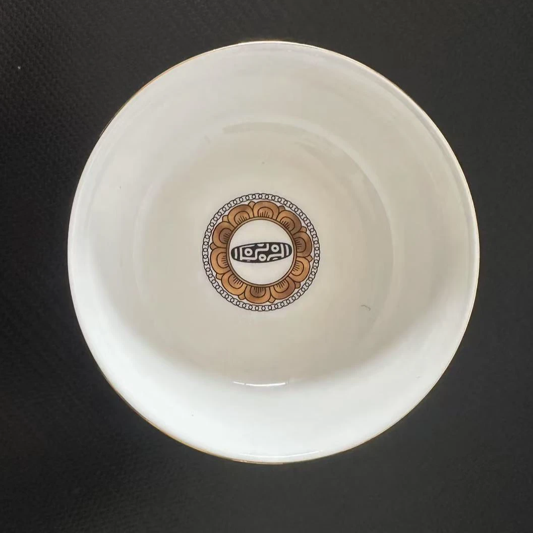 【新疆西藏包邮】买一送一景德镇藏式天珠饭碗口径12公分 高5.5公分