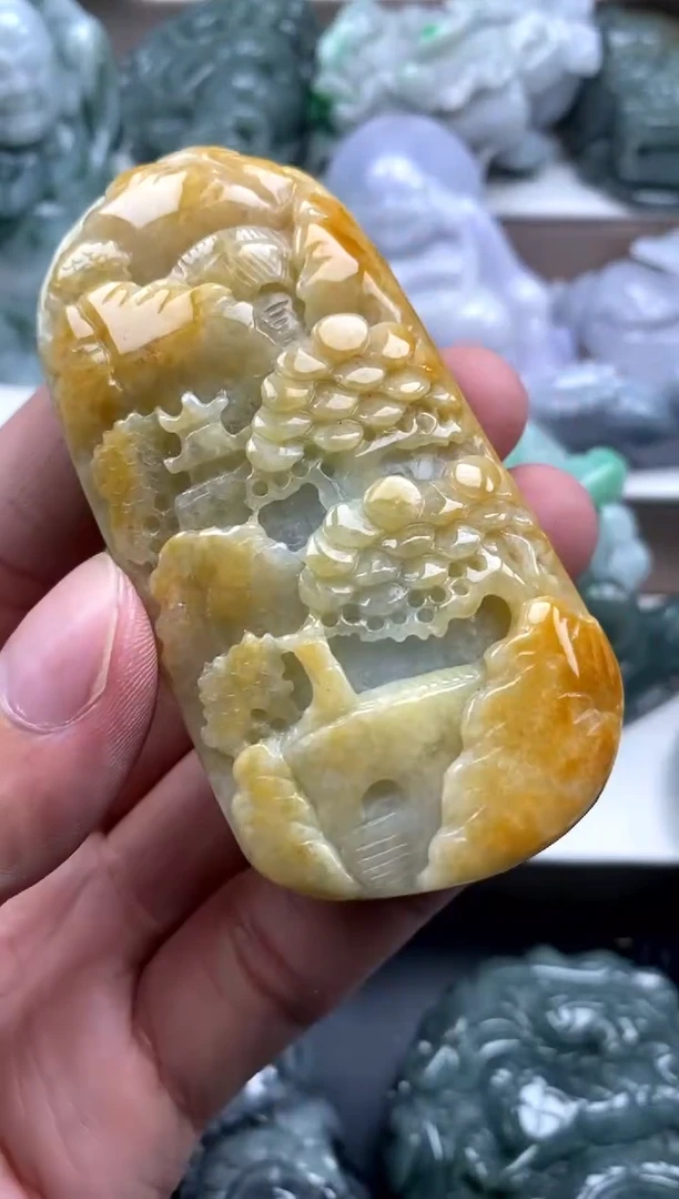 吊坠(不含链)未镶嵌翡翠1
