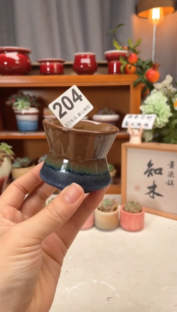 瓷片204知木小芳花盆直播编号
