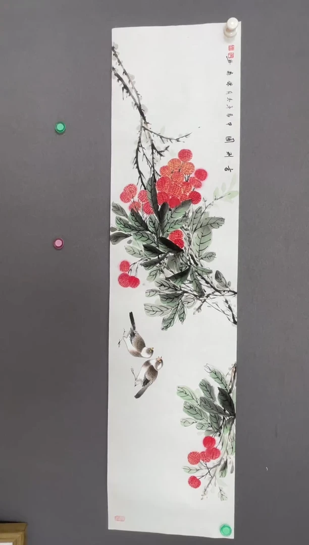 国画国画山水花鸟作品