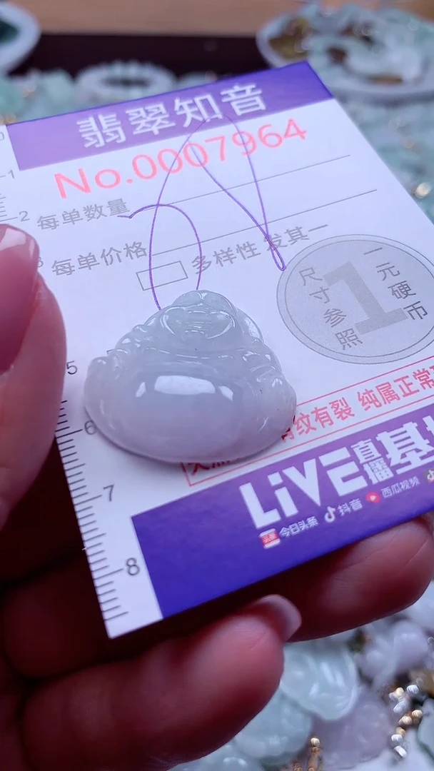 颈饰未镶嵌翡翠7964