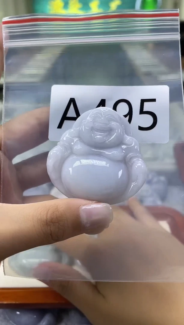 未镶嵌挂件翡翠a495
