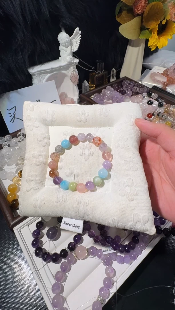 未镶嵌手链水晶冷*多宝