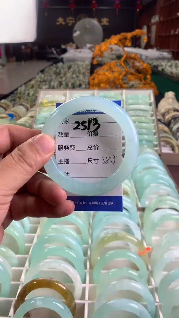 未镶嵌蛇纹石玉手镯美*娘2513