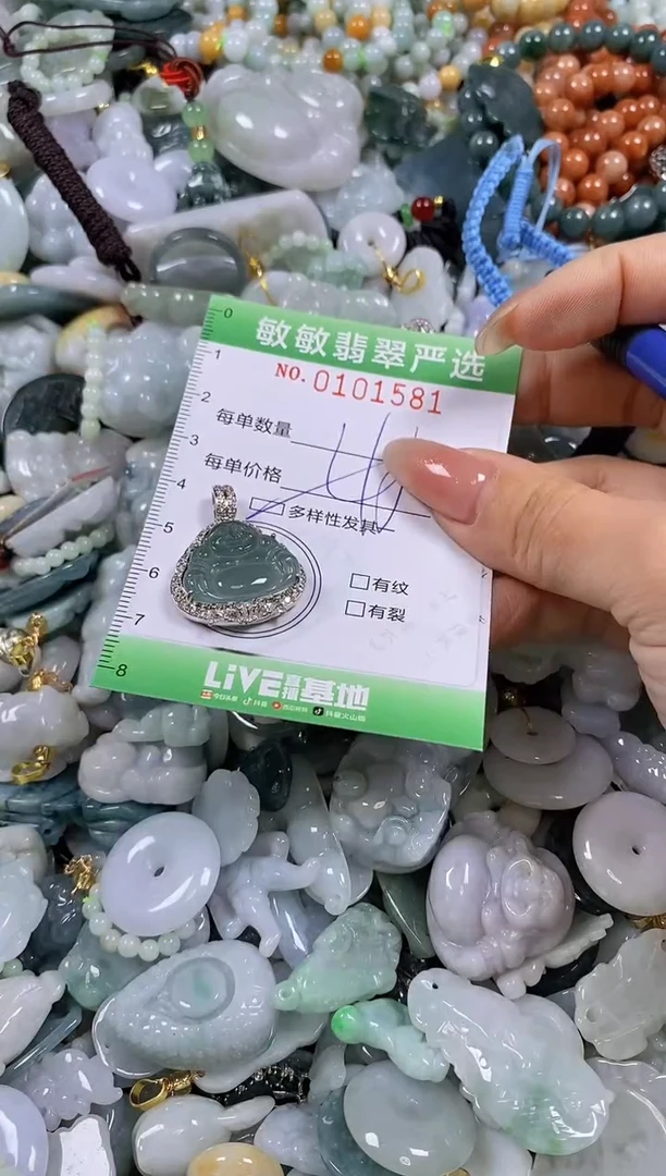 【闪购商品】翡翠颈饰未镶嵌闪购链接0101581多样性发其一