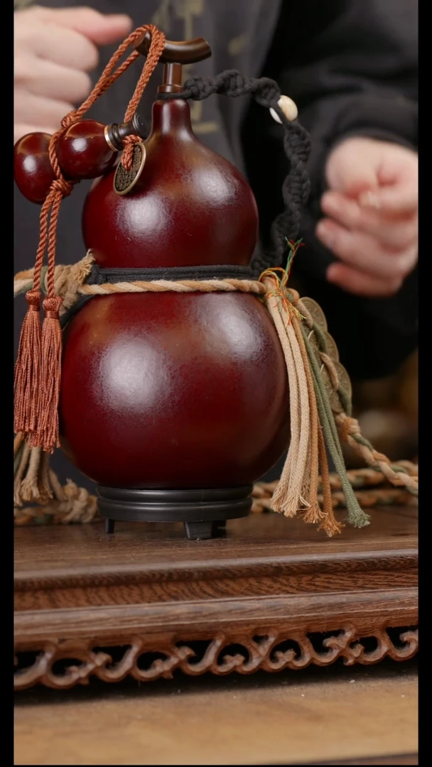 305号精品天然大漆酒葫芦一物一拍~