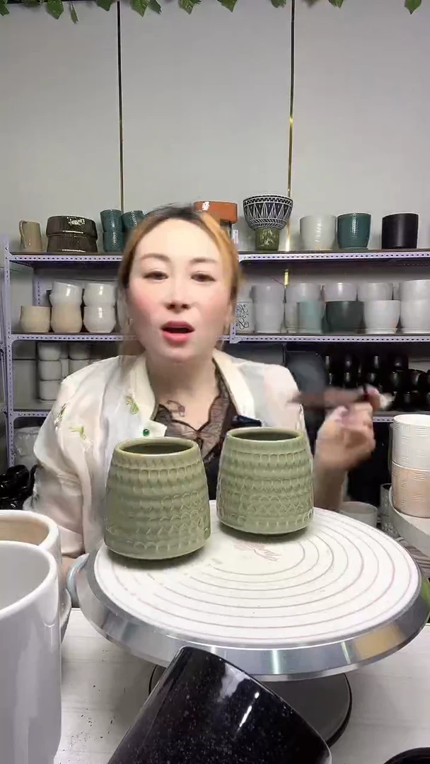 陶瓷花盆默认打孔宽高7.5-10两个